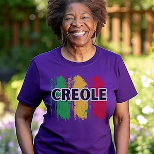 African Colored Creole tshirt, French Heritage, Caribbean Roots, African Origin, Louisiana Creole shirt, French African Creole, New Orleans