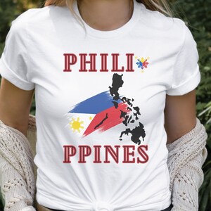 Philippines Flag tshirt, Philippines Country, Filipino Heritage, Asian Heritage, Filipino Culture, Asian Filipino Heritage, Spanish Heritage