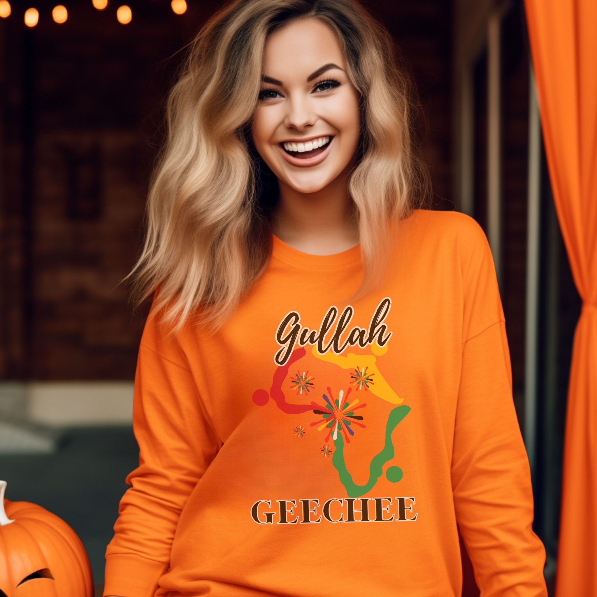 Gullah Geechee African Graphic Sleeve Design Sweatshirt, Gullah Sweat ...