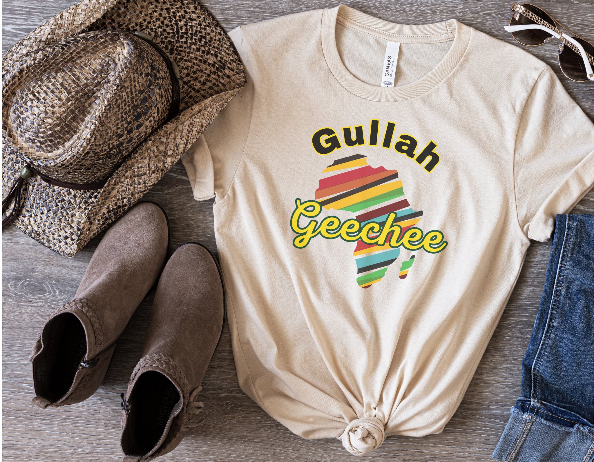 Gullah Geechee African T-shirt, South Carolina Tshirt, African Tribe ...