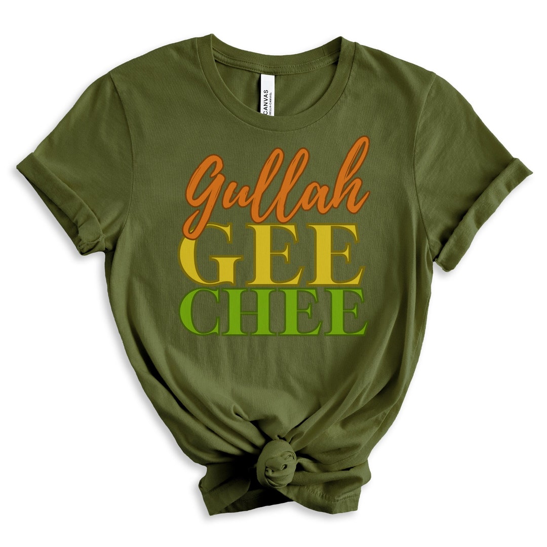 Gullah Geechee Big Letter Tshirt, African Descent Shirt, North Carolina ...
