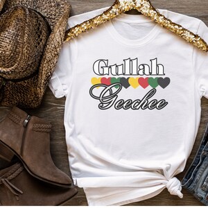 Gullah Geechee Tshirt, Gullah Hearts, African Color Tshirt, Gullah ...