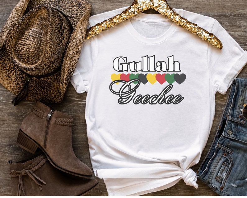Gullah Geechee Tshirt, Gullah Hearts, African Color Tshirt, Gullah ...