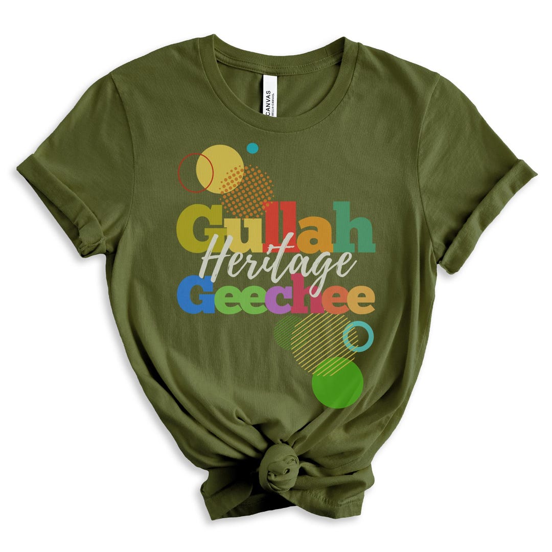 Gullah Heritage Tee Shirt, Ethnic Apparel, Gullah Geechee Roots ...