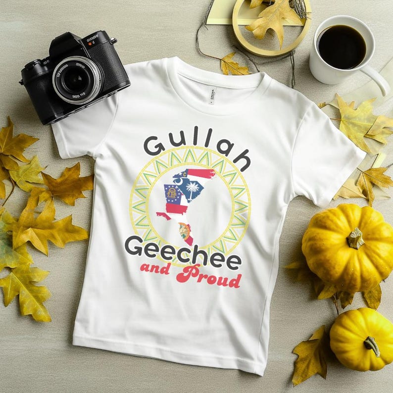 Gullah Geechee Pride Tee, Proud African Descent, Heritage Tshirt ...