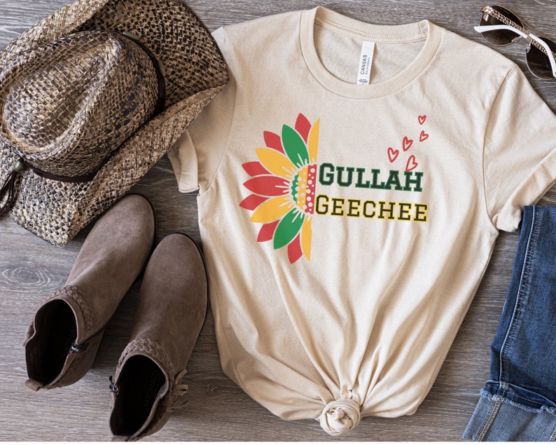 Gullah Geechee Tshirt, Gullah Island, African Flower Gullah Tshirt ...