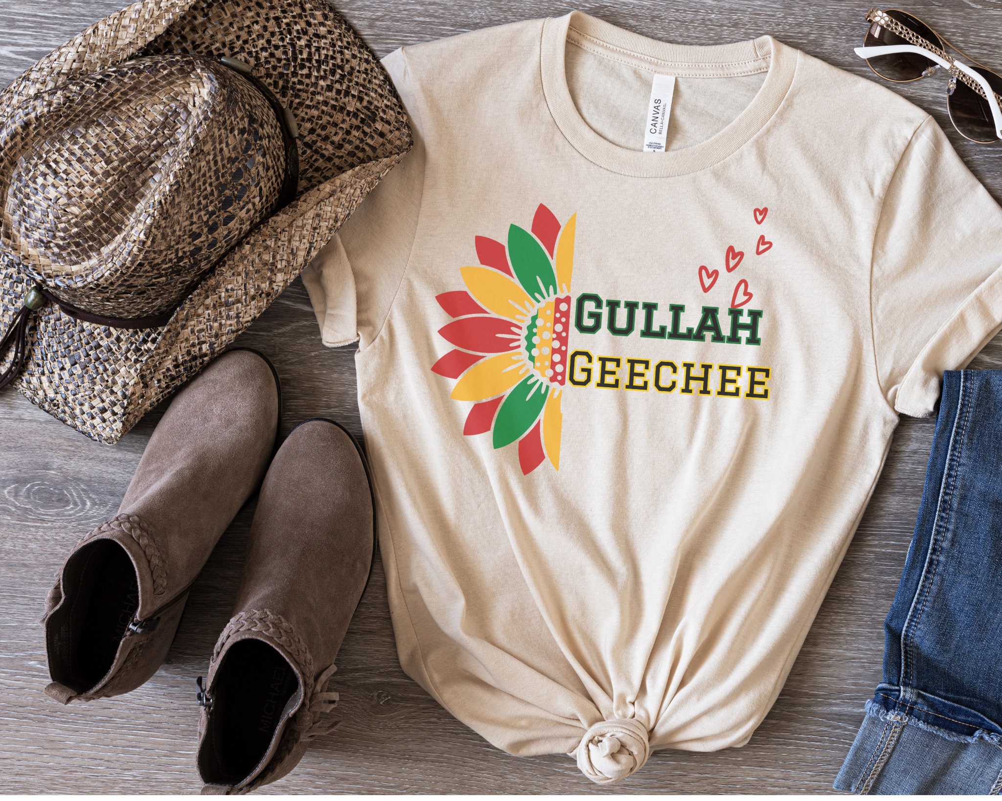 Gullah Geechee Tshirt, Gullah Island, African Flower Gullah Tshirt ...