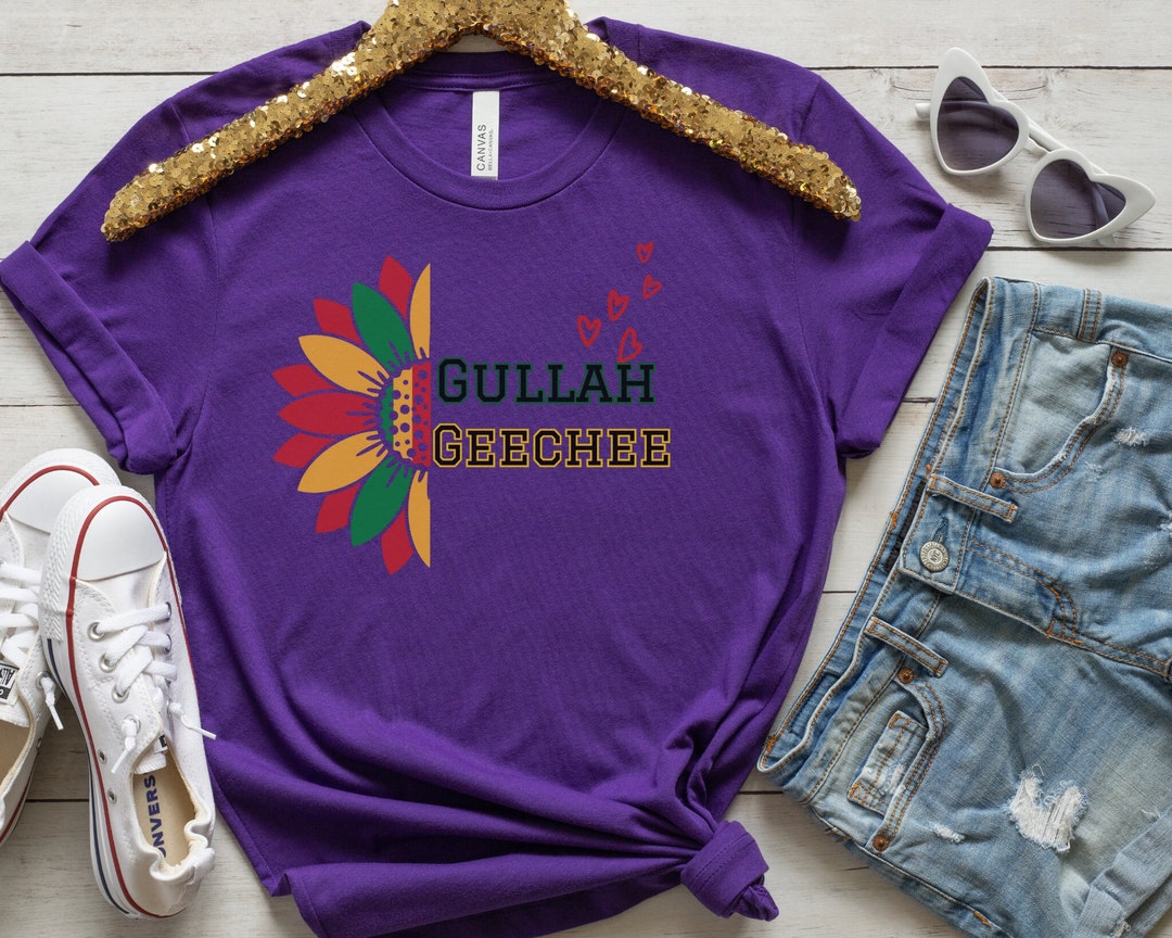 Gullah Geechee Tshirt, Gullah Island, African Flower Gullah Tshirt ...