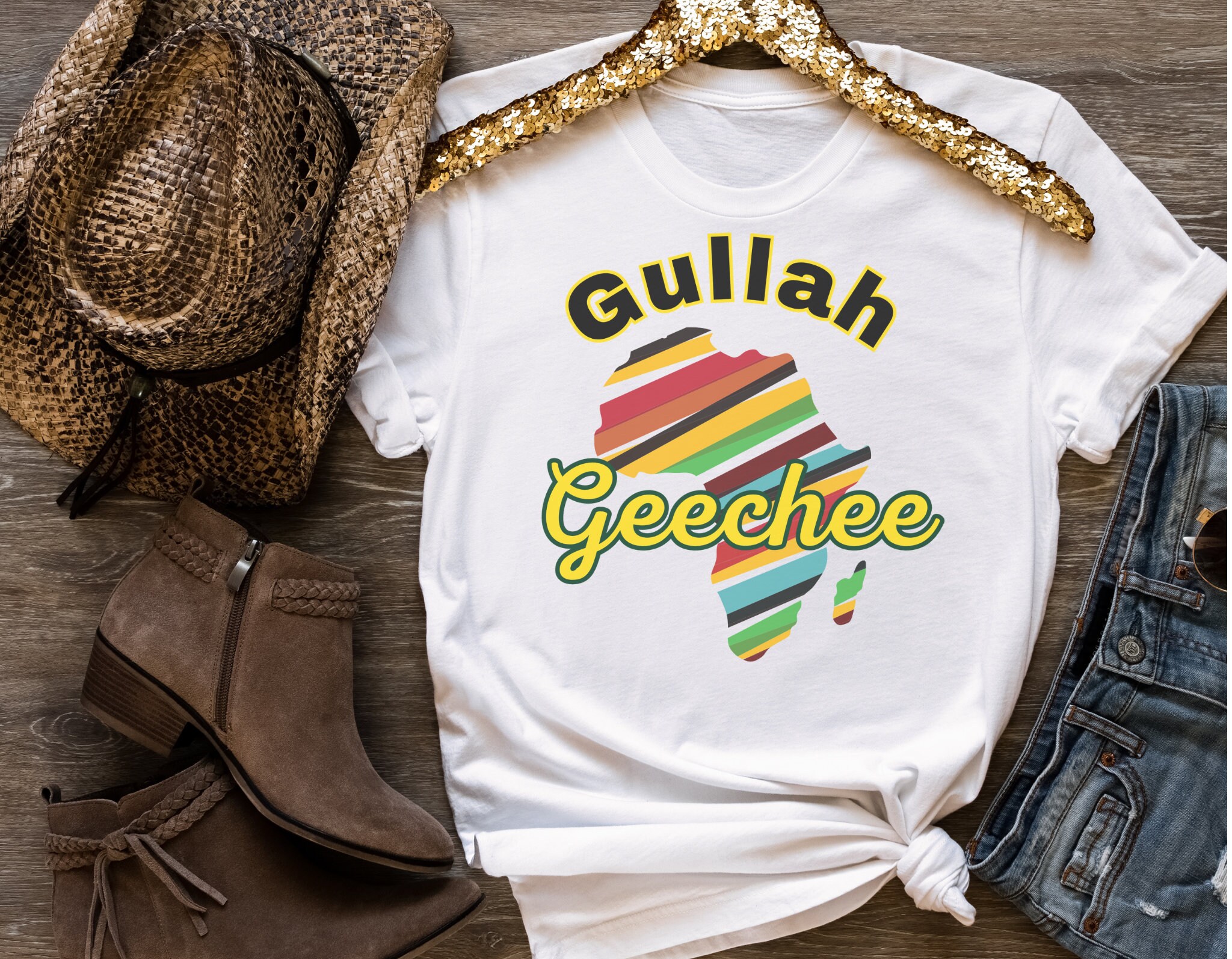 Gullah Geechee African T-shirt, South Carolina Tshirt, African Tribe ...