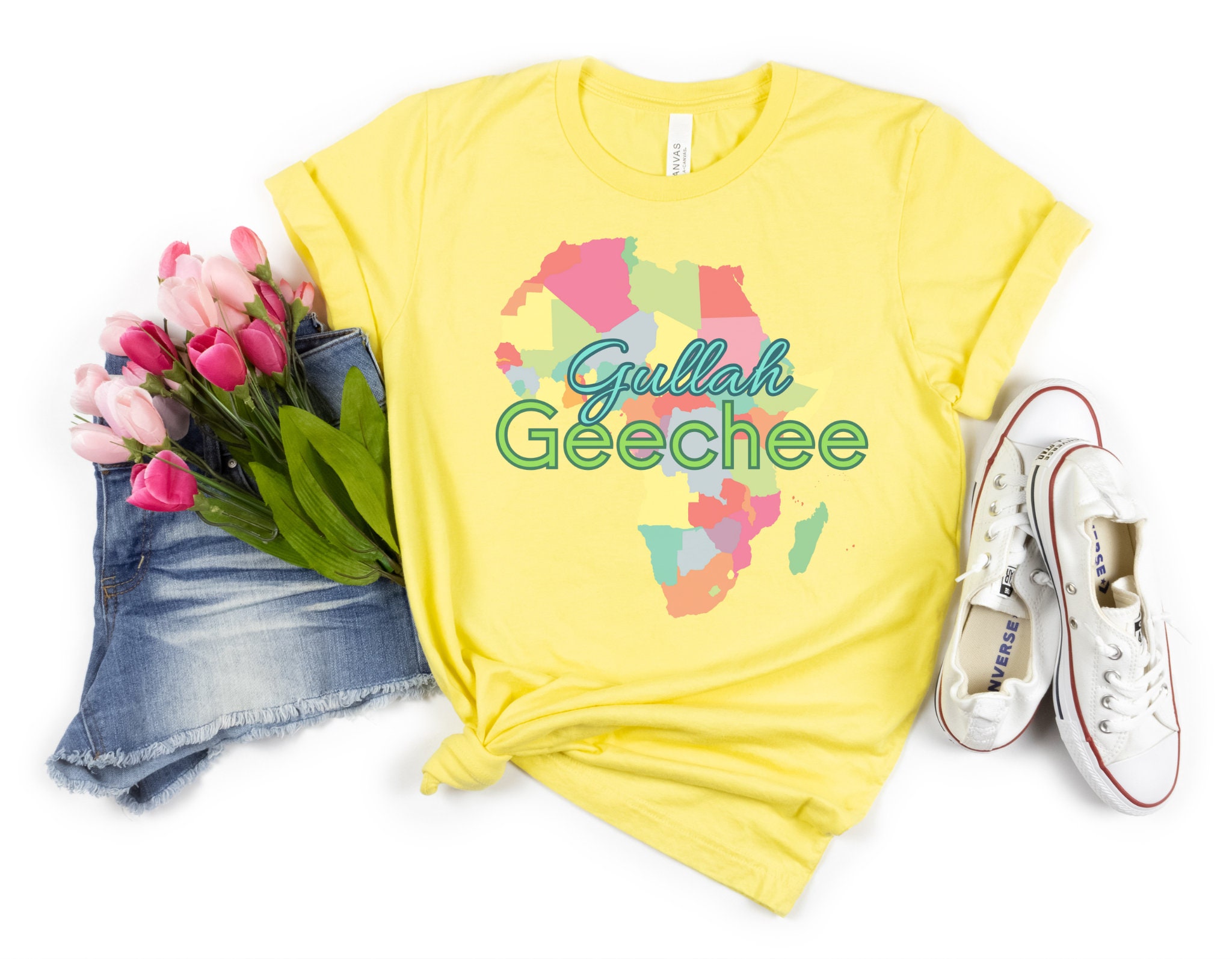Gullah Geechee T-shirt, African Tribe Tshirt, Africa Gullah Tee Shirt ...