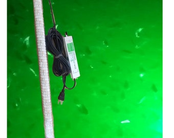 Luz LED sumergible para pesca submarina Maxx de 110 V, 120 vatios y 10 000 lúmenes