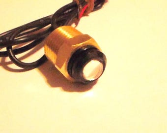 LED-Bootssteckerleuchte aus Messing, Unterwasser-Schiffsablauf, 1/2" NPT