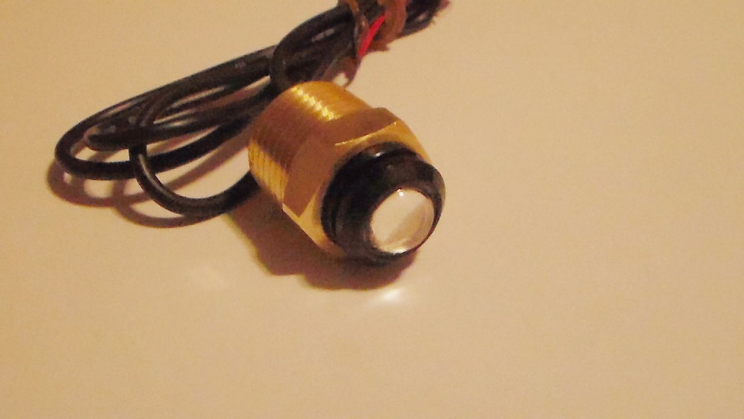 thumbnail image 2 of BamF Old School LED Boat Drain Plug Light | 1200 Lumens Super Green 1/2 NPT Underwater 2 of 5