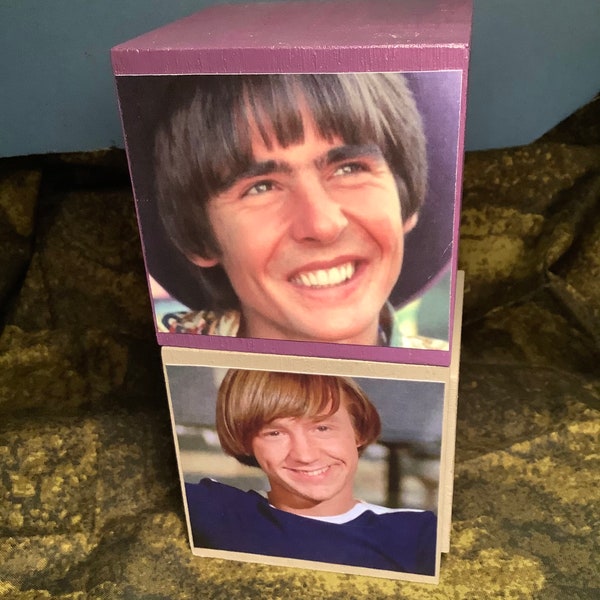 The Monkees Davy Jones and Peter Tork Single Drawers/Keepsake/Treasure/Jewelry Boxes One or Both 1960s Band with Monkees Magnet(s)