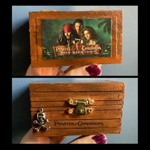 Pirates of the Caribbean Inspired Jewelry Box Dead Man&#39;s Chest Pirate Treasure Chest Jack Sparrow Resin Beach Only Jar of Dirt Available
