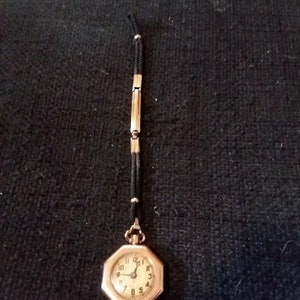Vintage Pocket Watch Small Rope Chain 12K Gold Filled Fancy
