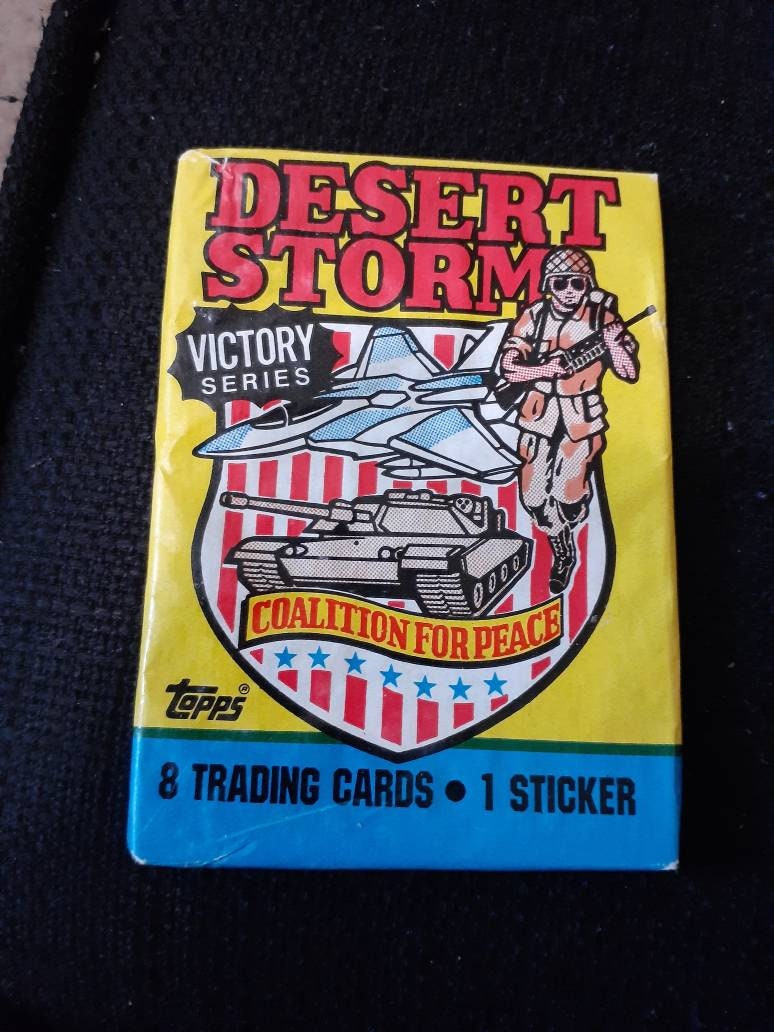 Topps Desert Storm Trading Cards 1991 Nonsport Sealed Unopened - Etsy
