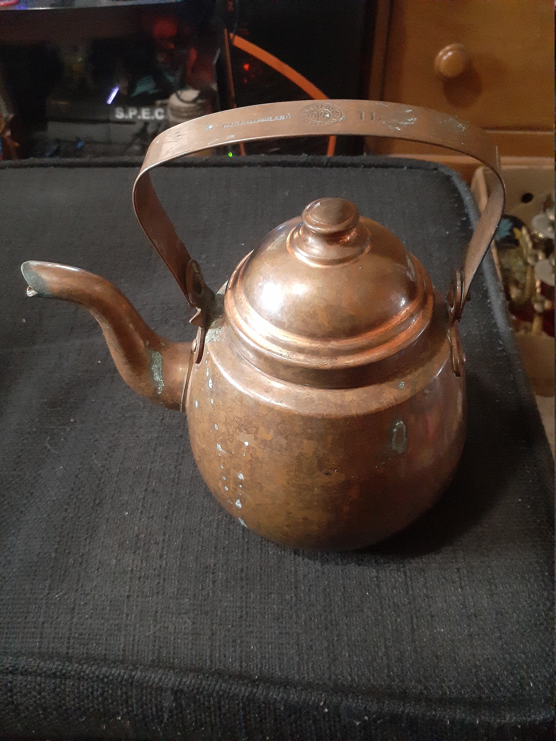 Copper Teapot, Helsinki 3/4 L Small Copper Tea Pot, Collectible Copper Home  Decor, Copper With Patina, Gift for Her, Antique Copper Kettle 