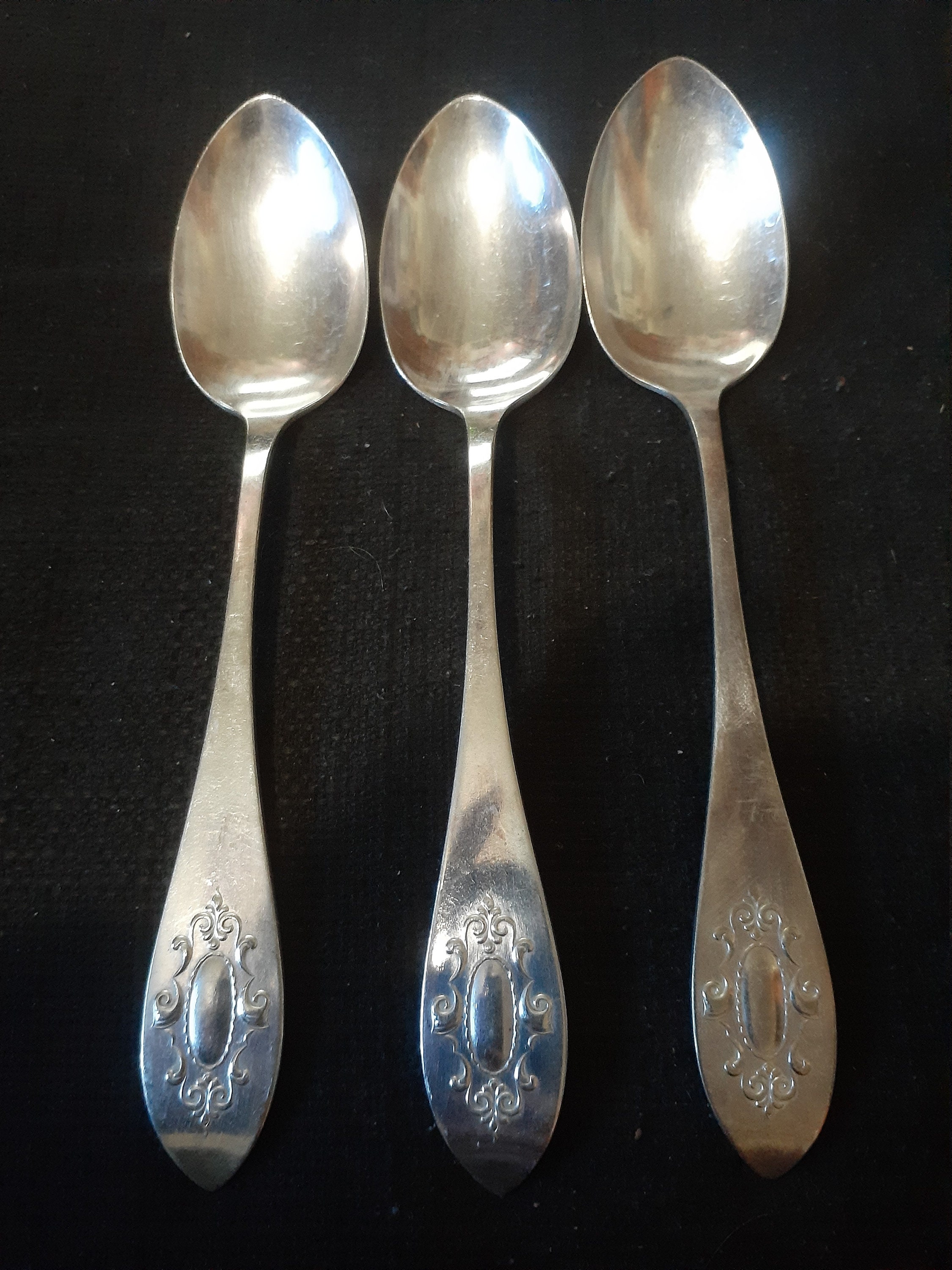 Vintage 1865 H Sears & Son Silverplate Spoons Lot of 3 Etsy