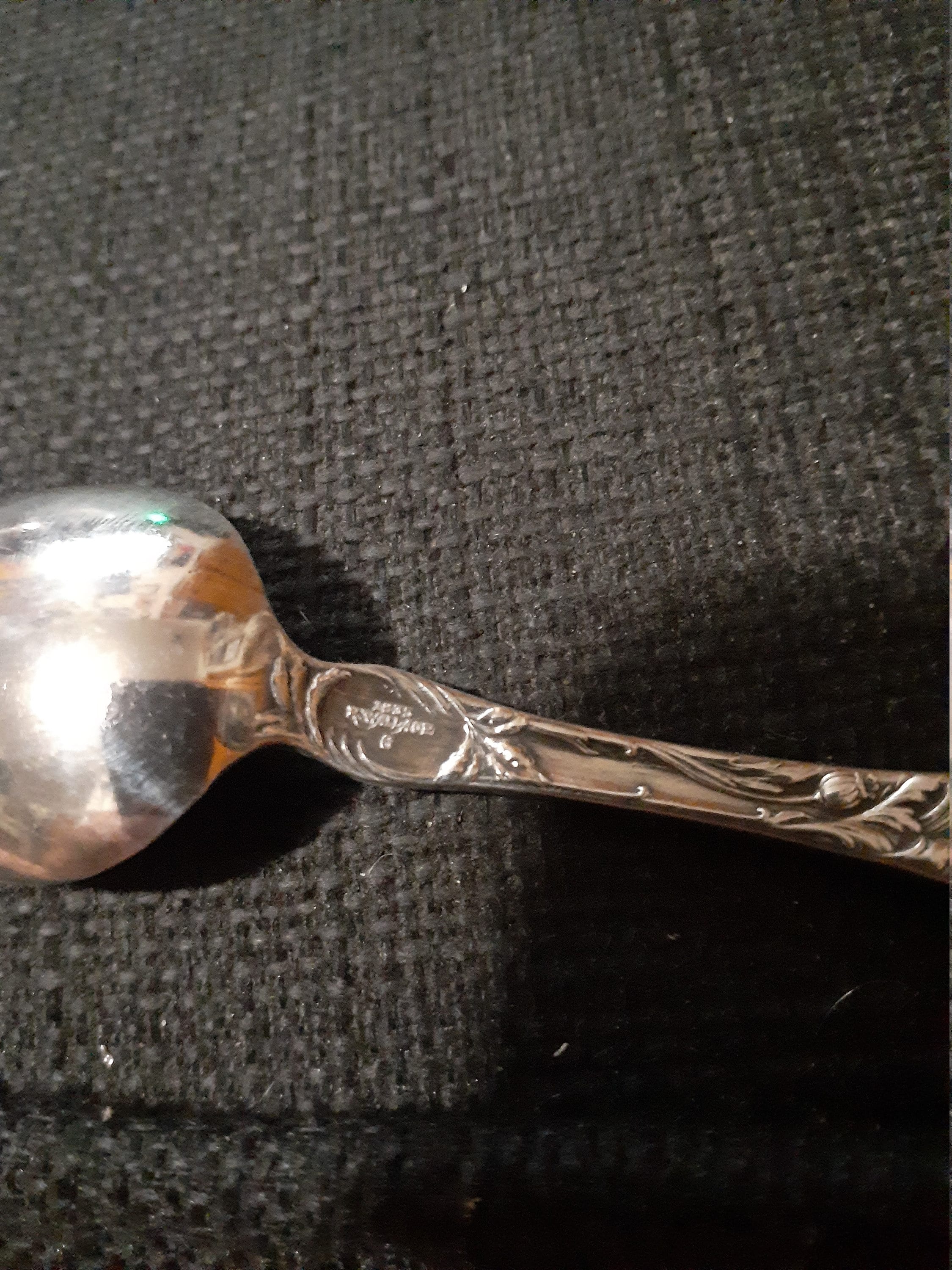 Vintage Wallace 1935 Triple Plate Silver Teaspoons Set of 6 Fine Dining