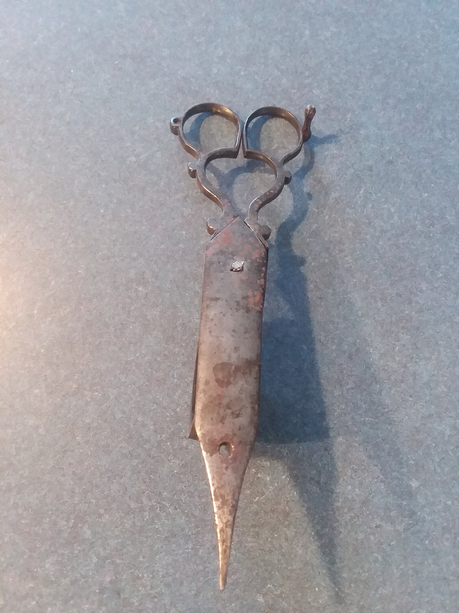 Antique 1800s Candle Wick Cutter Scissors Snuffer Steel Iron Etsy