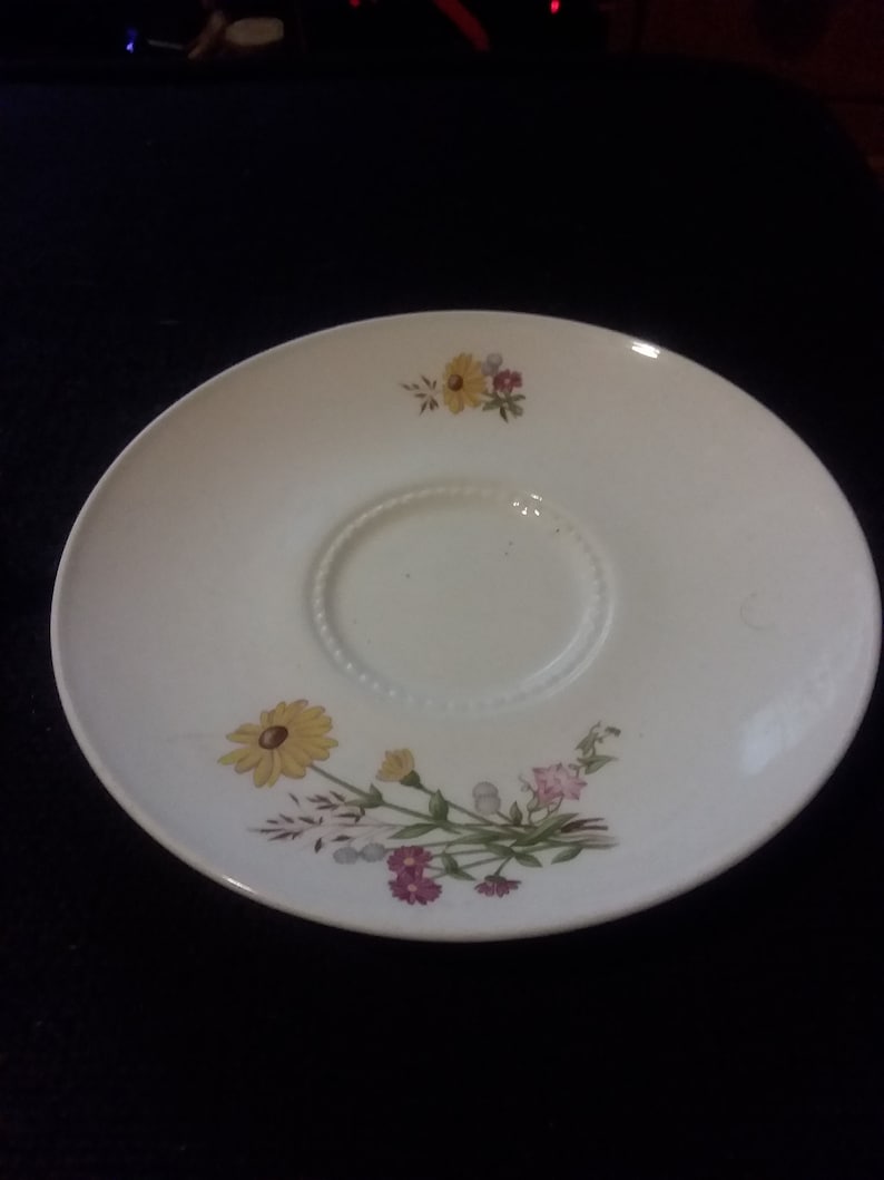 Vintage Tea Cup and Saucer Ceramic Floral Pattern Fine Dining