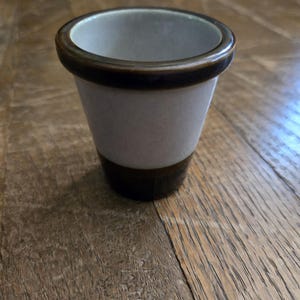 Vintage Bing & Grondahl Stoneware Pottery Sake Glass Made in Denmark Collectible