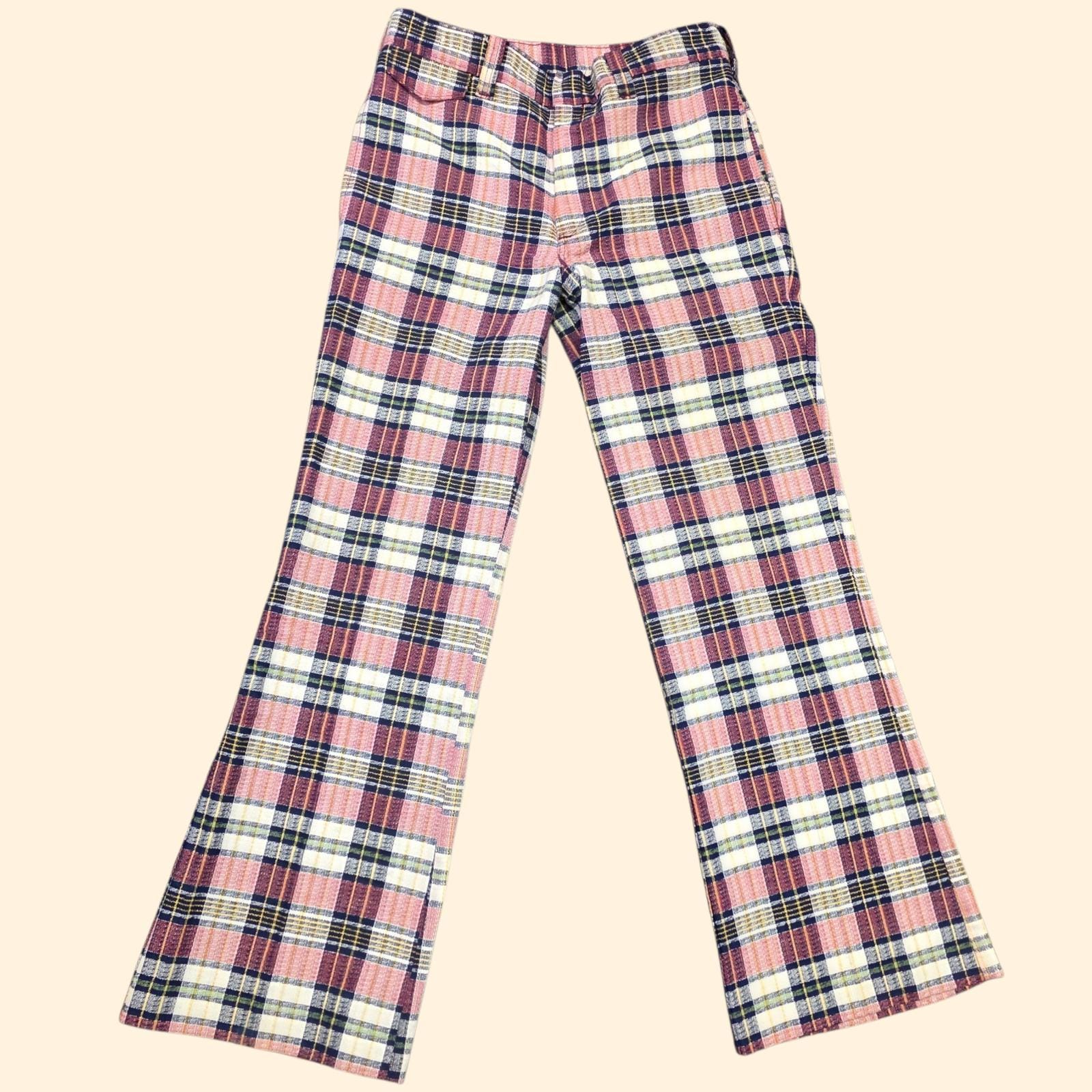 70s Mens Plaid Pants - Etsy