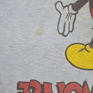 1970s Mickey Mouse T Shirt ~ Small Medium ~ Double Sided Single Stitch Disney image 10