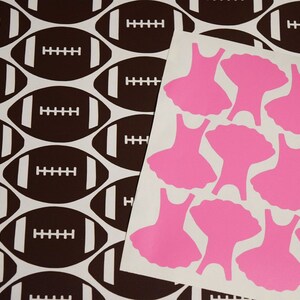 Touchdowns or Tutus Gender Reveal Cup Decals, Vinyl Touchdowns or Tutus Stickers, Football or Tutus, Gender Guess, Gender Vote, Cup Stickers