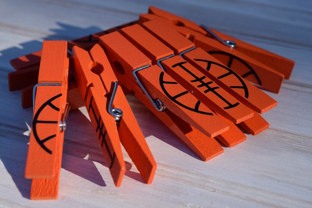 Basketball Clothespins, Basketball Baby Shower, Sports Theme Baby