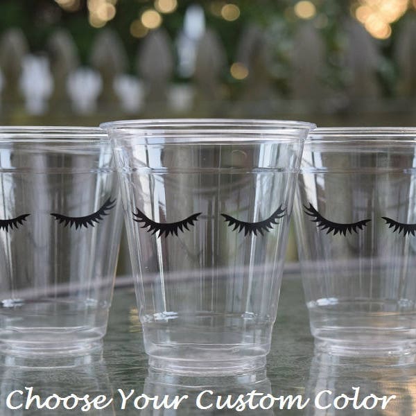 Eyelash Cups, Glamour Party, Glitz & Glam Party, Pamper Party, Makeup Party, Spa Party, Makeup Slumber Party, Girls Party, Makeup Birthday