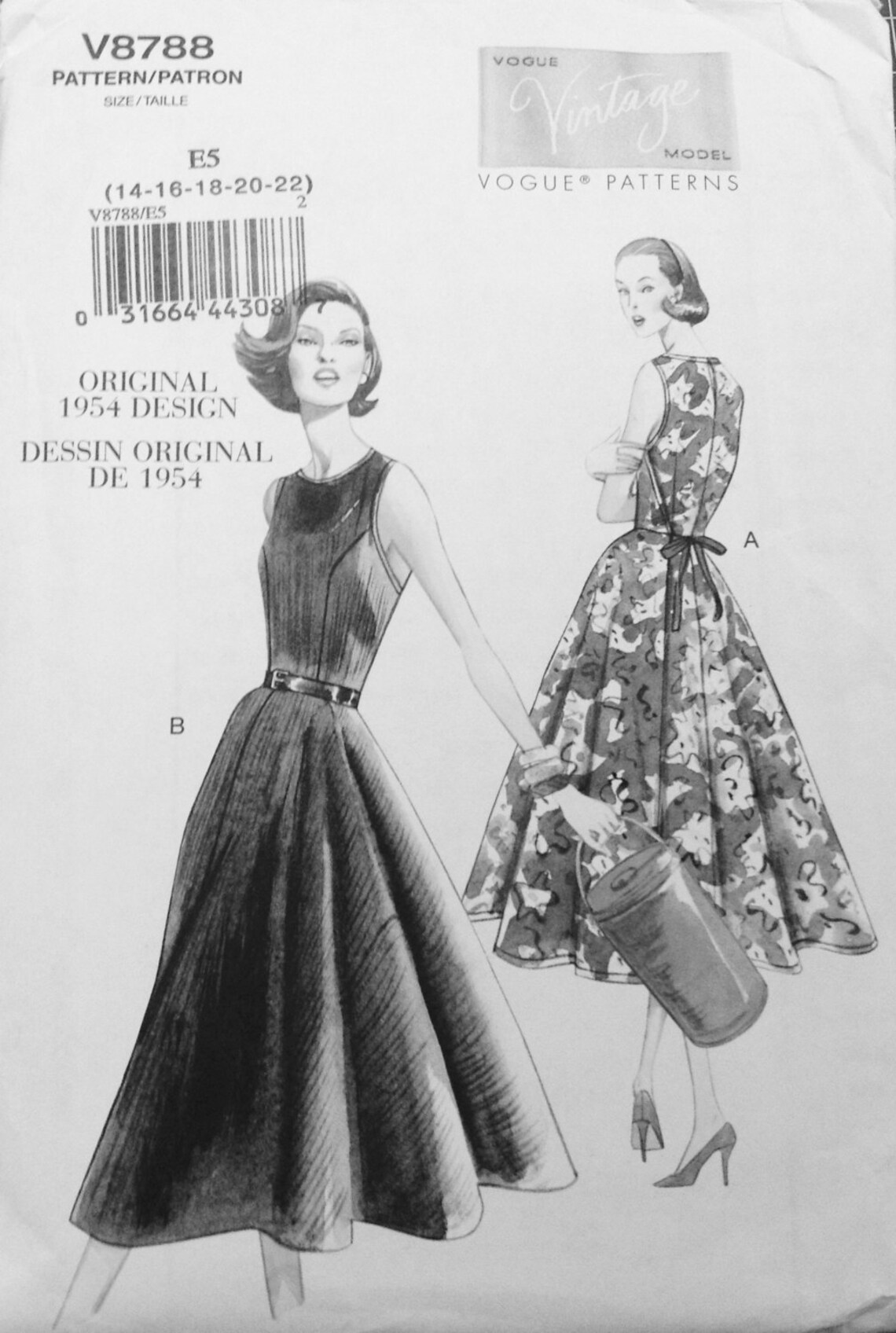 Vintage Dress Vintage Dress Patterns Vintage Clothing Etsy