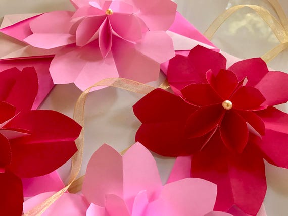 Muttertag Origami Kirschblüte Kranz
