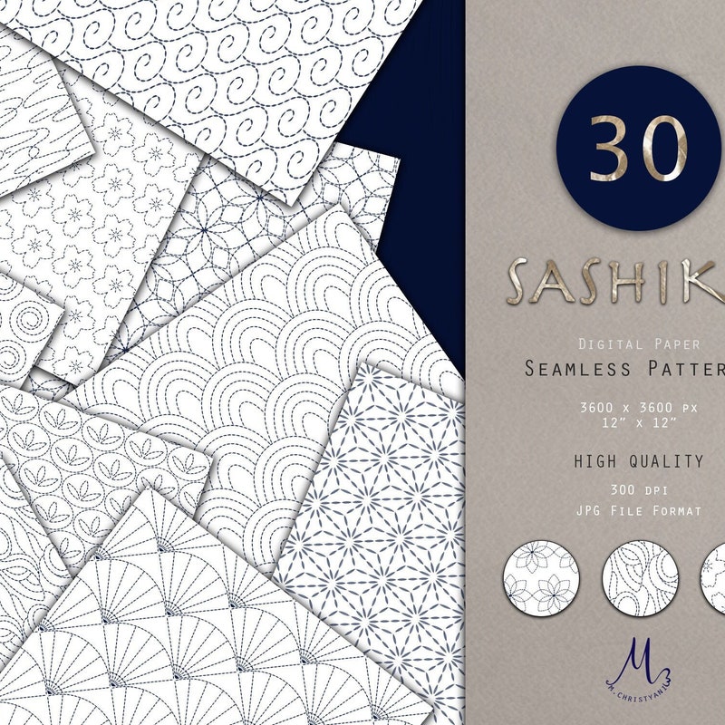 Sashiko Transfer Sheet - Etsy