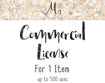 License for Commercial Use No Credit Required, Royalty-Free, For 1 Listing