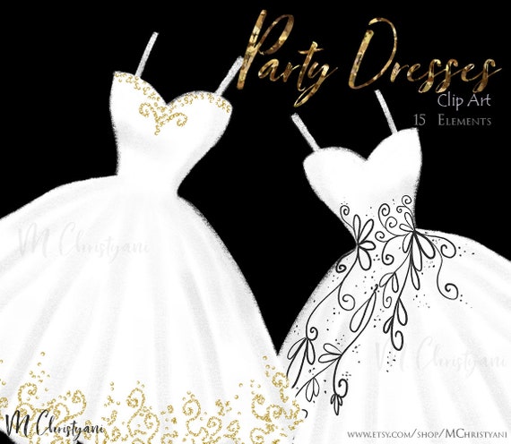 Graphic Wedding Dress