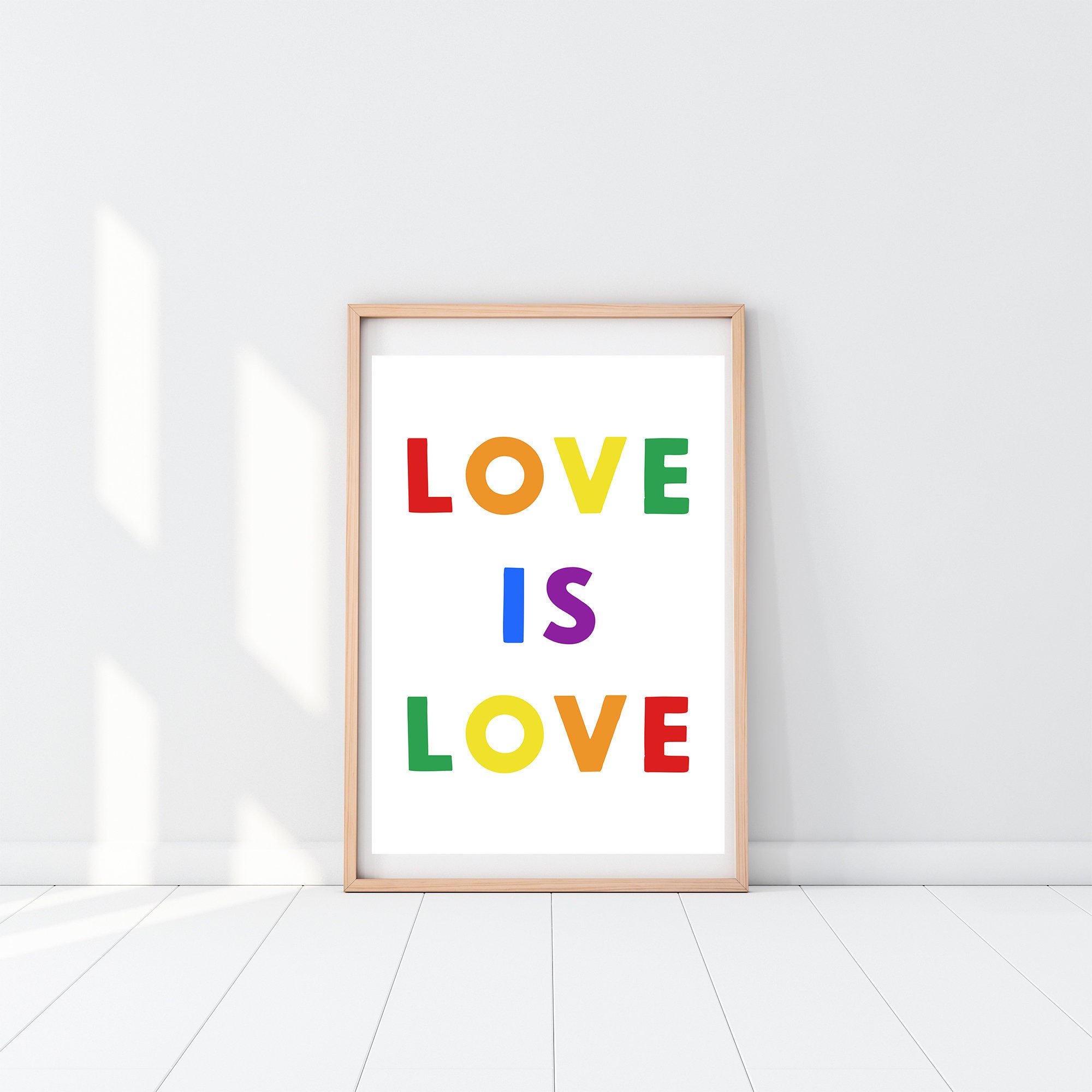 Printable Love Is Love Pride Pride Month Celebrate Pride | Etsy