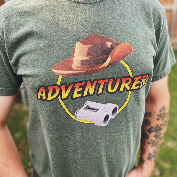 Adventurer - AFOL Apparel - Unisex garment-dyed heavyweight t-shirt