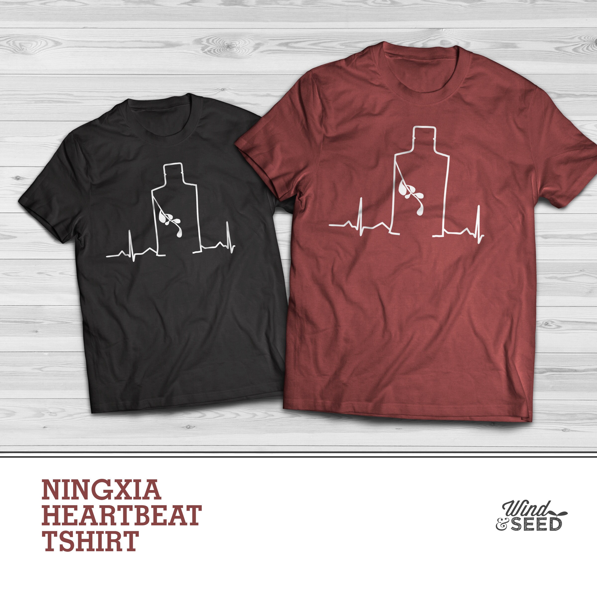 Ningxia Heartbeat Short-sleeve Unisex T-shirt | Oily Tee