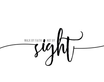 Scripture Printable BLACK AND WHITE Digital Download Home Decor Christian Wall Art