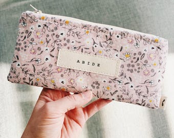 Christian Themed Zipper Pouch / Pencil Pouch / Makeup Bag / Gifts for Christian Women / Teacher Gift