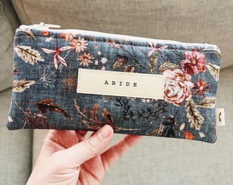 Christian Themed Zipper Pouch / Pencil Pouch / Makeup Bag / Gifts for Christian Women / Teacher Gift