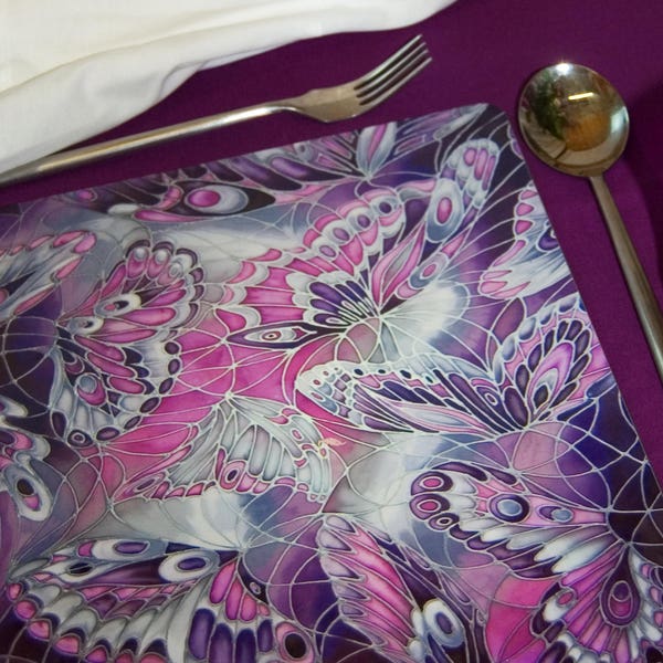 Purple Placemats Etsy UK