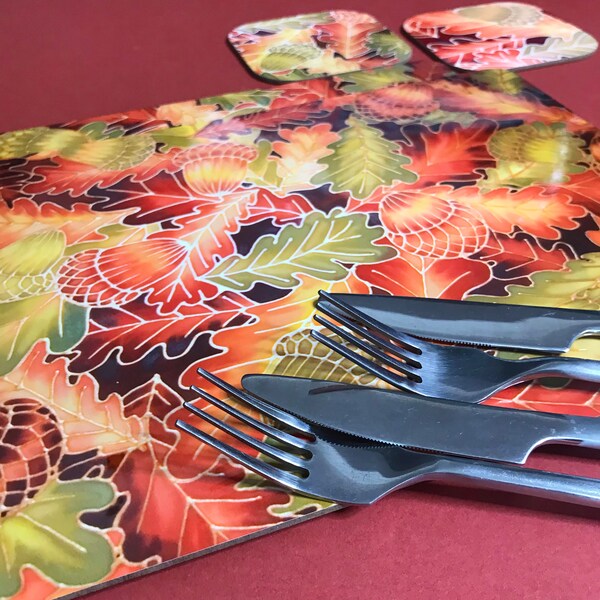Oak Leaf Placemats Etsy