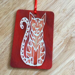 Smiley Ginger Cat Air Freshener - parfums de garde-robe - Cat Car Novelty Air Freshener.