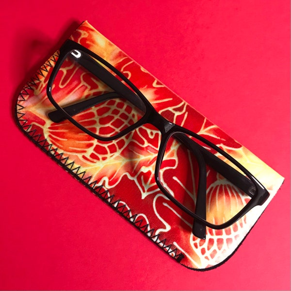 Bright Red Glasses Etsy