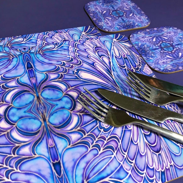 Lilac Table Mats Etsy