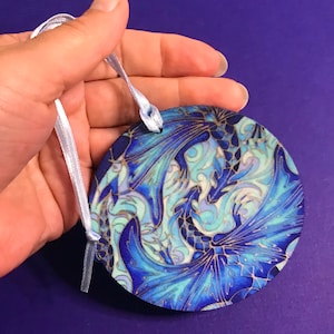 Magical Blue Dragons Air Freshener - parfums de garde-robe - Car Novelty Air Freshener.