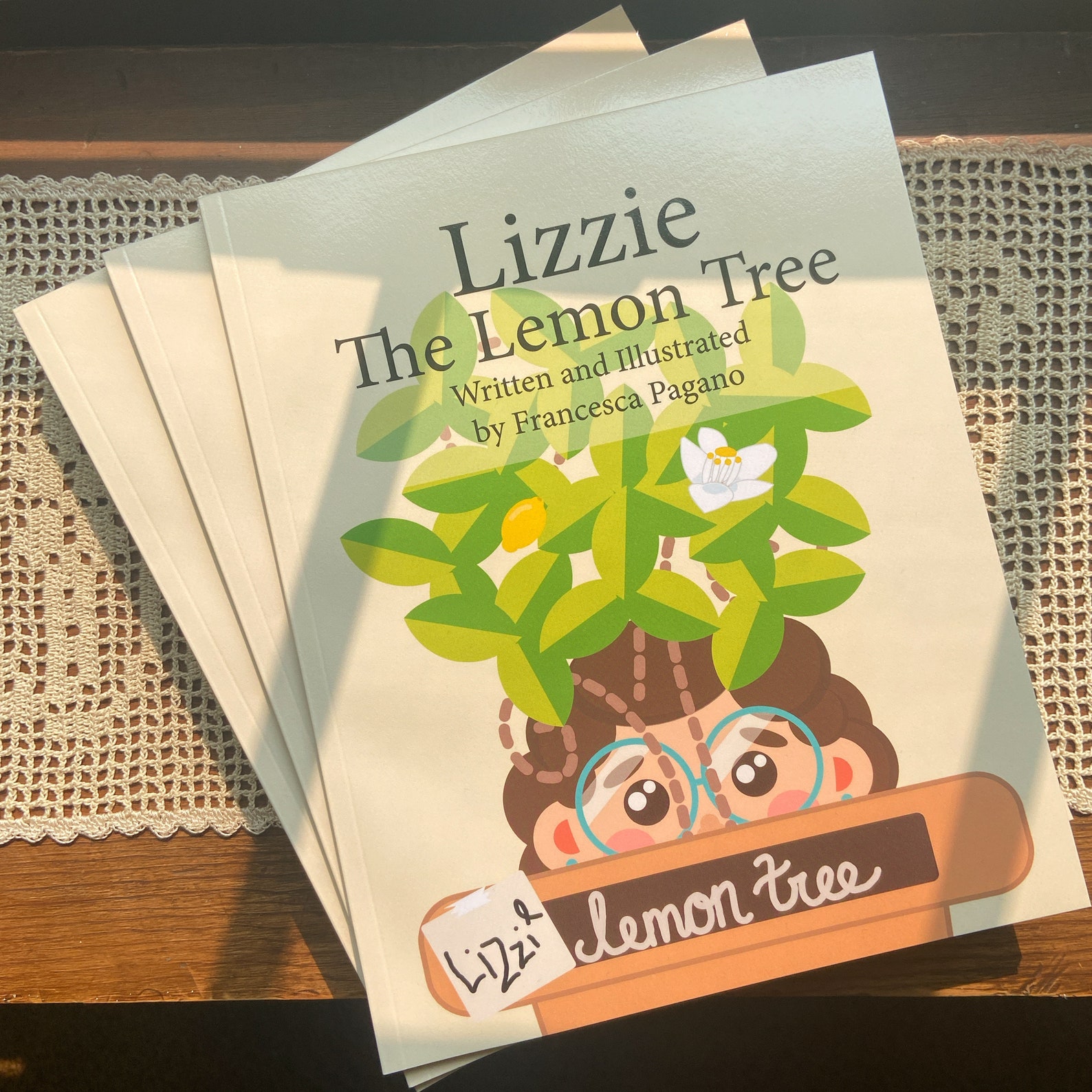 Lizzie The Lemon Tree Children's Book Etsy
